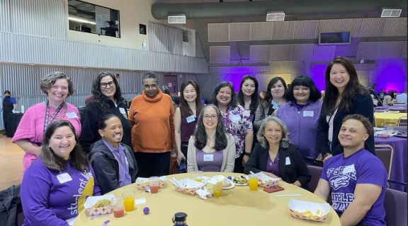 SF State group of alumni smiling